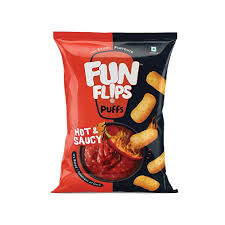 FUN FLIPS Puffs HOT & SAUCY